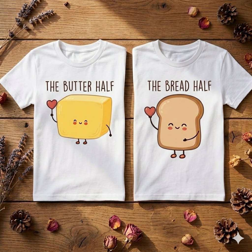 The Bread and Butter couple T-shirts Combo
