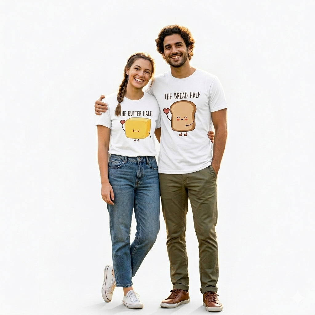 The Bread and Butter couple T-shirts Combo