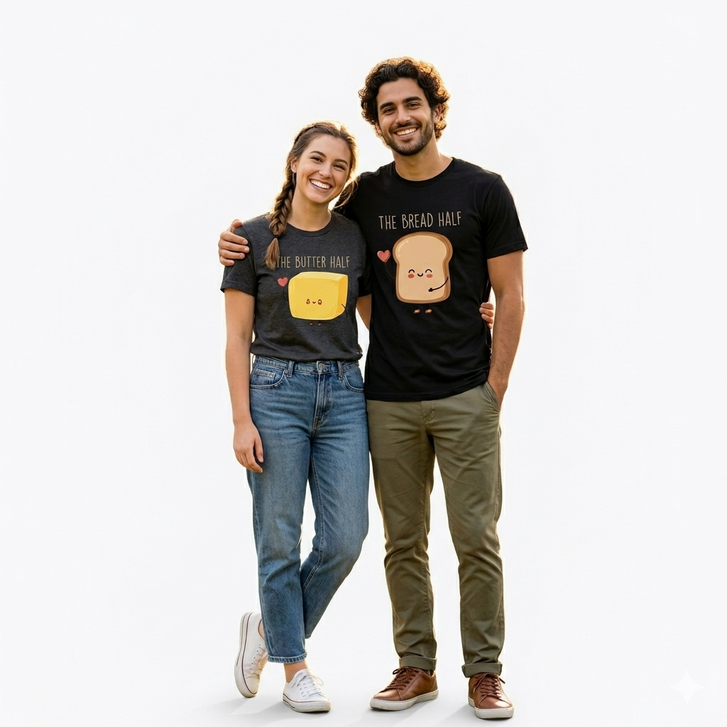 The Bread and Butter couple T-shirts Combo