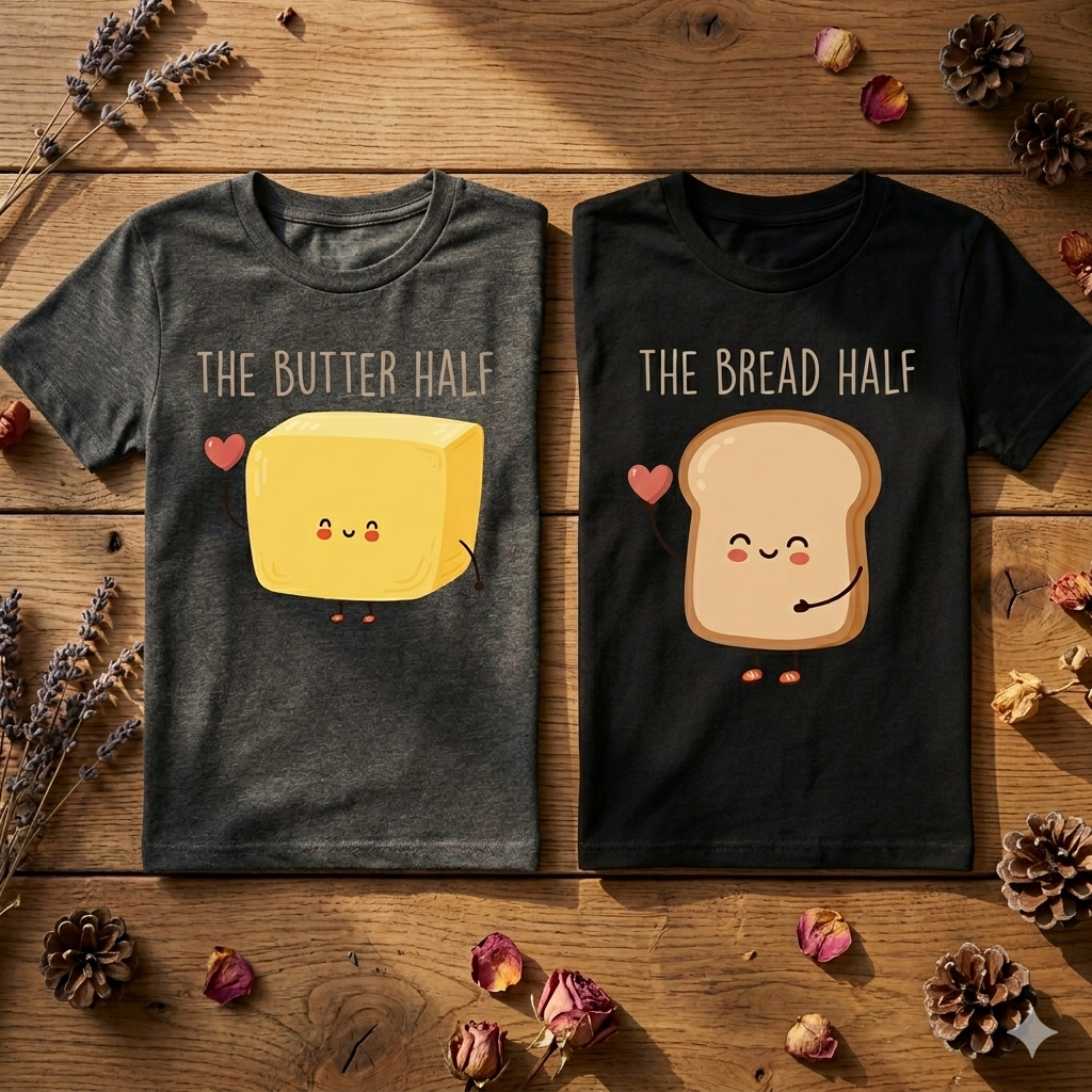The Bread and Butter couple T-shirts Combo